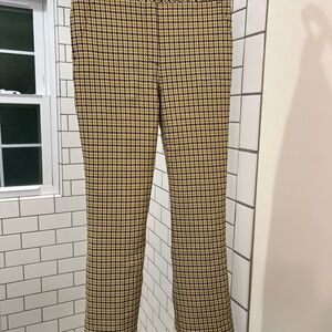 Spanx Kick Flair Pants - Brown, Cream, Gold